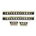 Autocollants latéraux IHC Mc Cormick International 423 (jeu complet)