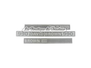 Jeu d’autocollants DAVID BROWN 990 Case