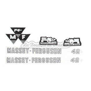 Jeu d´autocollants Massey Ferguson 42