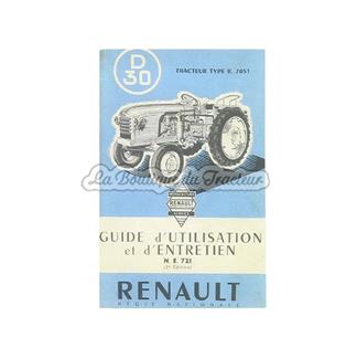 Guide d´utilisation et d´entretien Renault D30