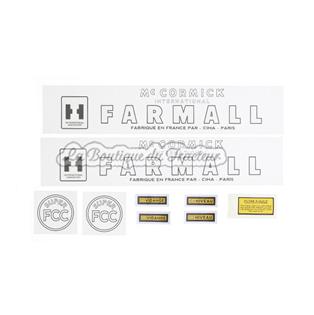Jeu d´autocollants McCormick Farmall SUPER FCC (9 pièces)