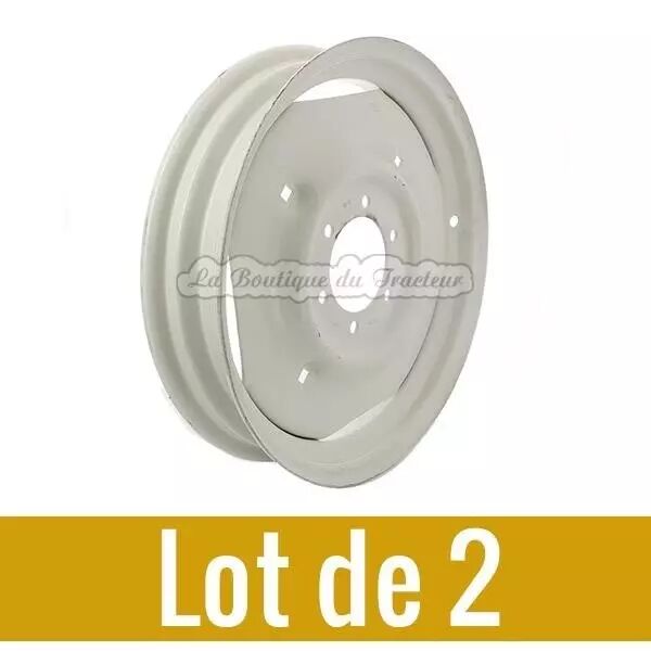 Jantes avant 4.00-19 TEA20, TED20, Fordson Major (la paire)