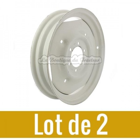 Jantes avant 4.00-19 TEA20, TED20, Fordson Major (la paire)
