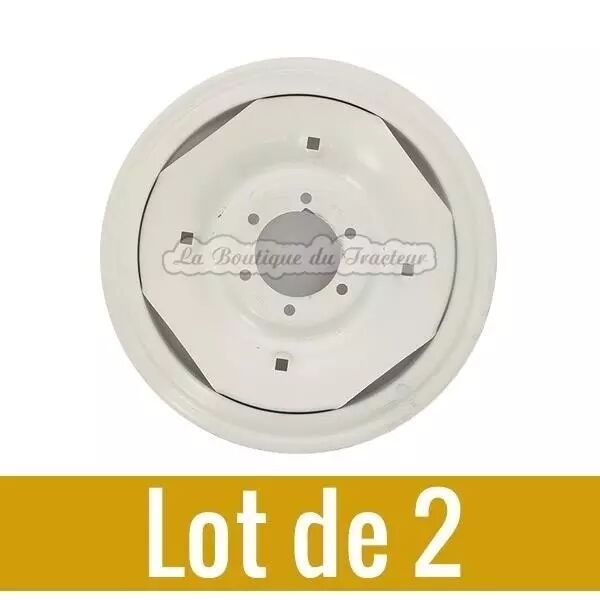 Jantes avant 4.00-19 TEA20, TED20, Fordson Major (la paire)