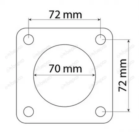 RENAULT exhaust elbow gasket