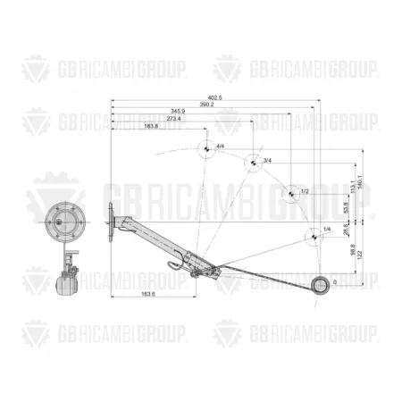 Indicador de nivel de combustible FIAT