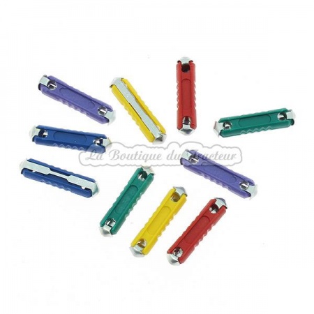 10 assorted fuses 10 A 40 AMP.