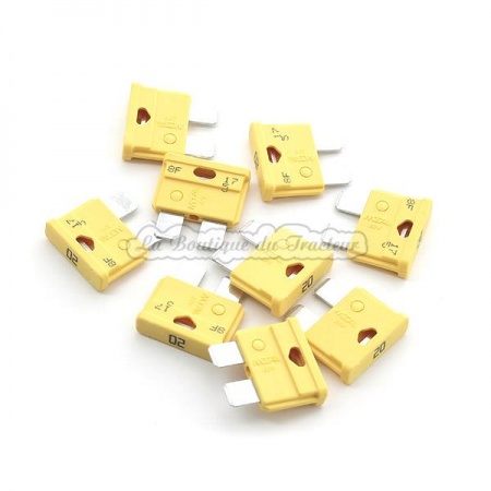 10 plug fuses 20 AMP.