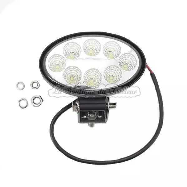 1760 Lumens oval LED work light for all types of tractors.