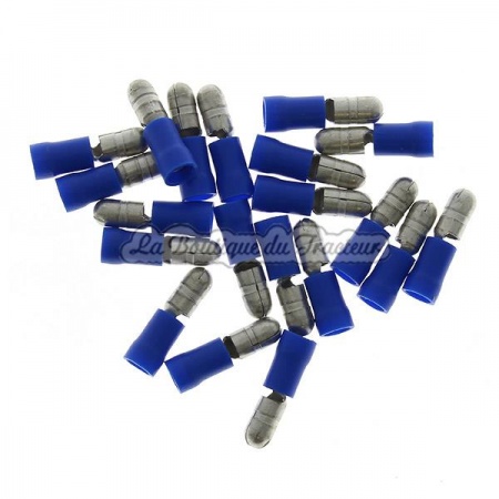 20 D.5 round  male terminals blue