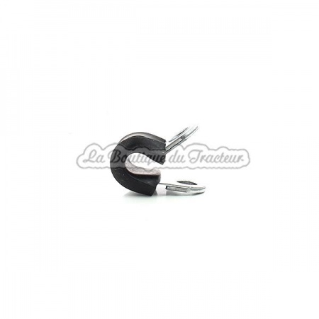 Abrazadera de diametro 6mm con proteccion interior