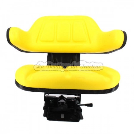 Asiento completo amarillo con base inclinado para