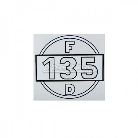 Autocollant FARMALL F135D (unité)