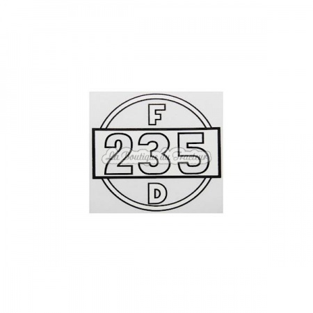 Autocollant FARMALL F235D (unité)