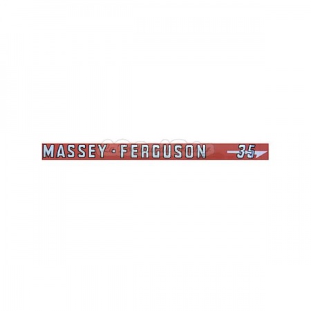 Autocollant latéral Massey Ferguson 35 (unité)
