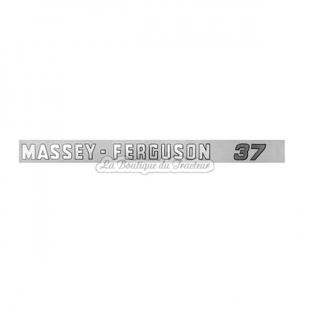 Autocollant latéral Massey Ferguson 37 (unité)