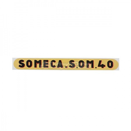 Autocollant latéral SOM40 (unité)