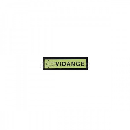 Autocollant VIDANGE IHC (unité)