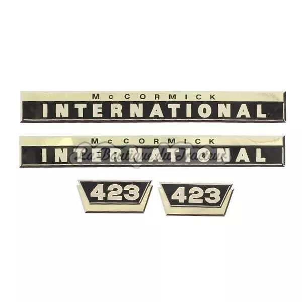 Autocollants lat�raux IHC Mc Cormick International 423 (jeu complet)