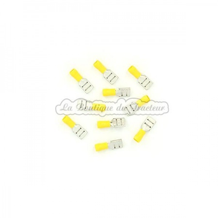 Box 25 Cosses Plates Femelle 9,5 mm