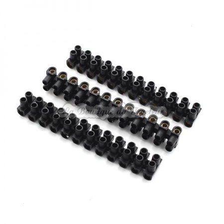 BOX 3 BARETTES DOMINO 12 CONNEX. 6 MM²