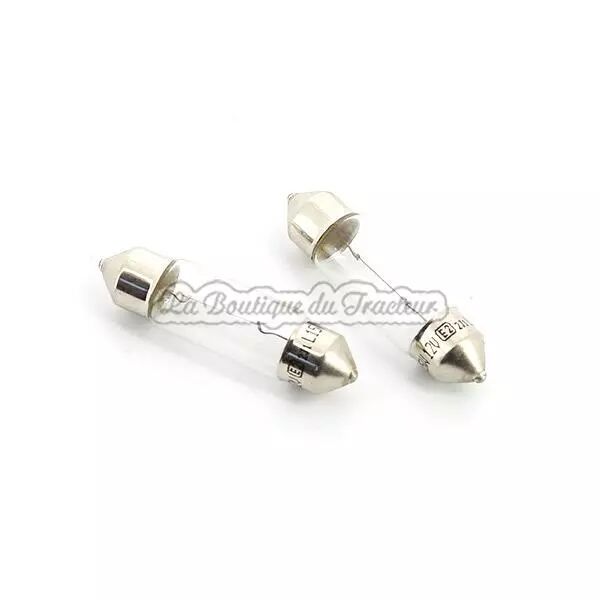 Caja de 2 bombillas tubulares 12V. 5W