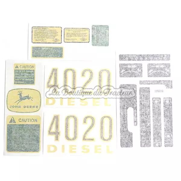 Calcoman�as John Deere 4020 (juego completo)