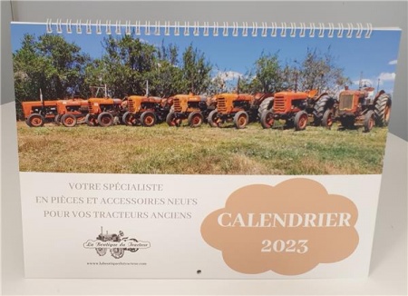 Calendrier de La Boutique du Tracteur 2023 GRAND FORMAT