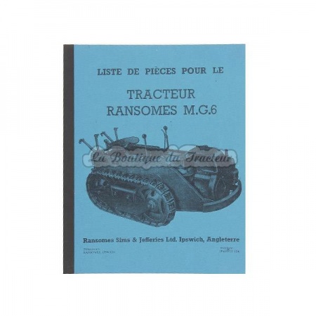 Catalogo de piezas RANSOMES MG6