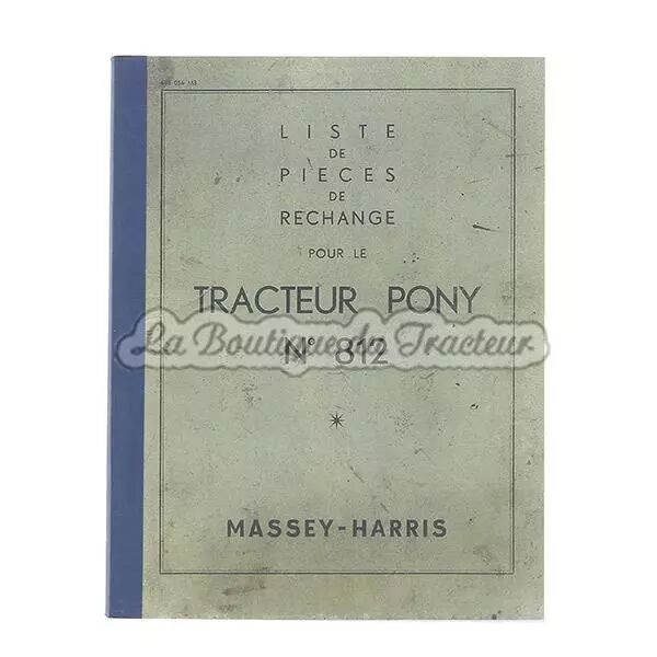 Catalogue de pi�ces PONY 812