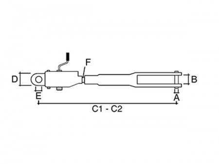 Chandelle de relevage réglable et renforcée MF 185, 188