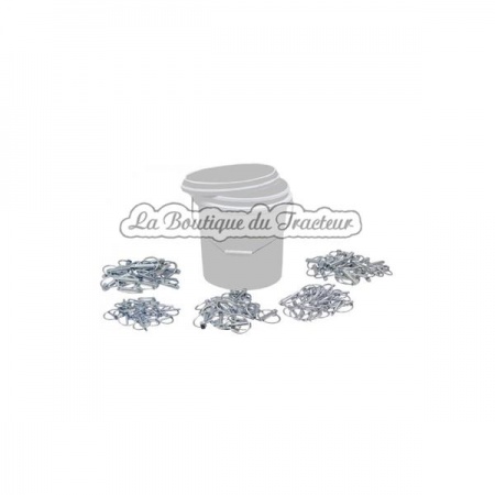 Conjunto de chavetas Clips (varios diametros)