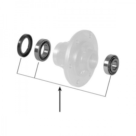 Conjunto de reparaciones del eje delantero Renault