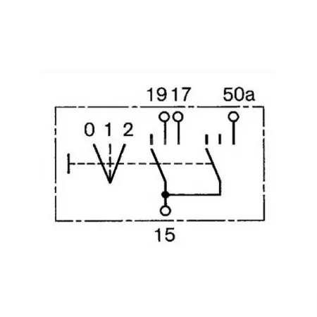 Contacteur de prechauffage &agrave; tirette