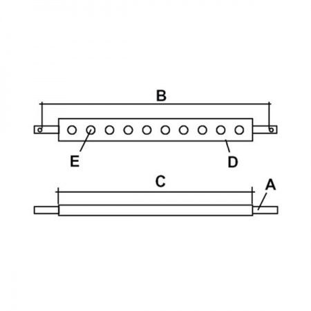 d22 l0.8 drawbar
