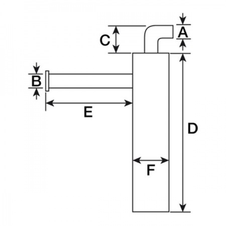 Echappement (silencieux) latéral MF 140 (OEM : 969353M91)