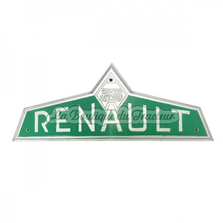 Emblema delantero RENAULT verde