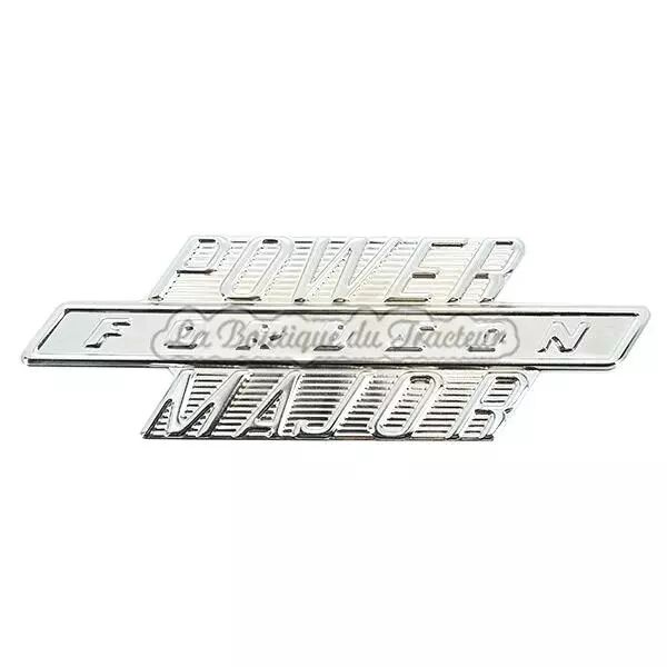 Emblema lateral metalico POWER MAJOR