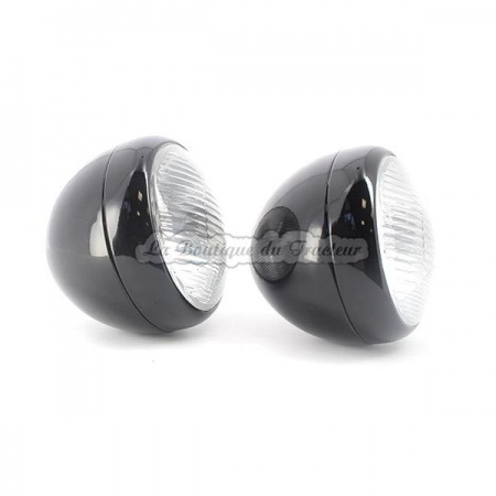 Faro negro fijacion vertical para LANZ (juego de 2