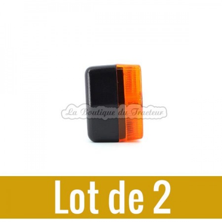 Feux arrières droit / gauche fond plat 3 fonctions (la paire)