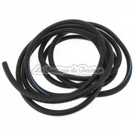 Gaine isolation annelée fendue D.9mm ( le mètre)