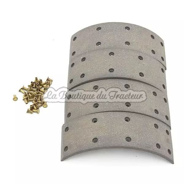 Garnitures de freins (jeu de 4) avec rivets RENAULT D22, N70, N71, N72