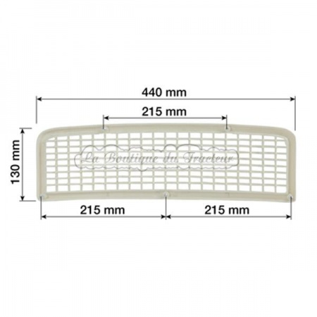 Grille de calandre Fiat 450, 480, 500, 540, 780
