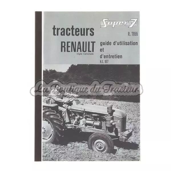 Guide d�utilisation et d�entretien Renault 7055 Super 7
