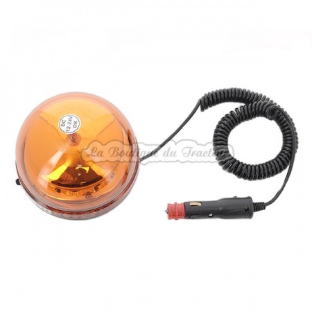 Gyrophare à LED rotatif magnétique, 12/24V