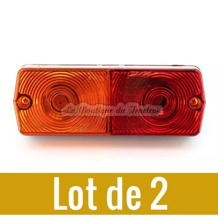 Inclined rear right/left light set