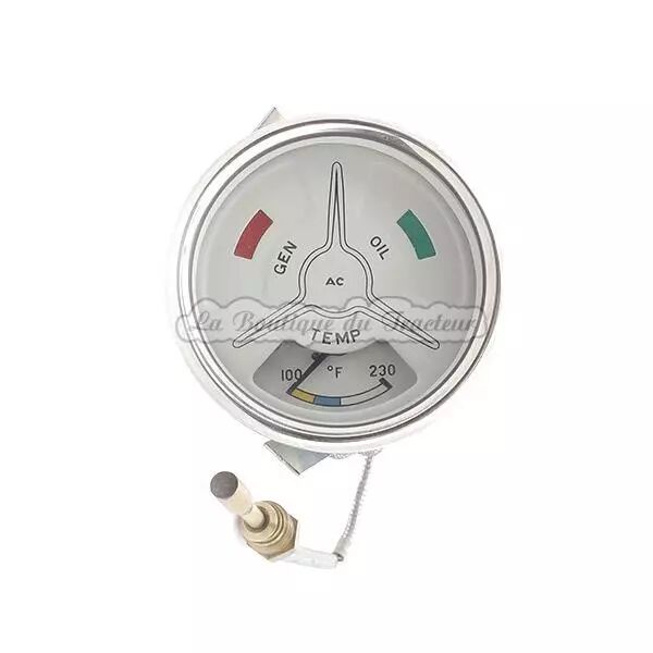 Indicador de temperatura, presion de aceite y carg