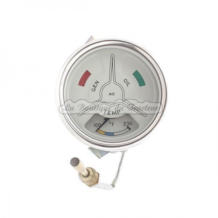 Indicador de temperatura, presion de aceite y carg