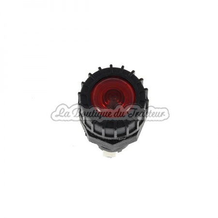 Indicador luminoso rojo con bombilla