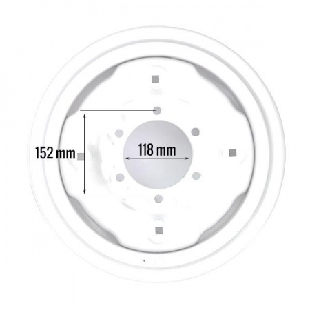 Jante 4.50 x 16´´ pour pneu 6-6.5/16 (OEM : 1883335M3)